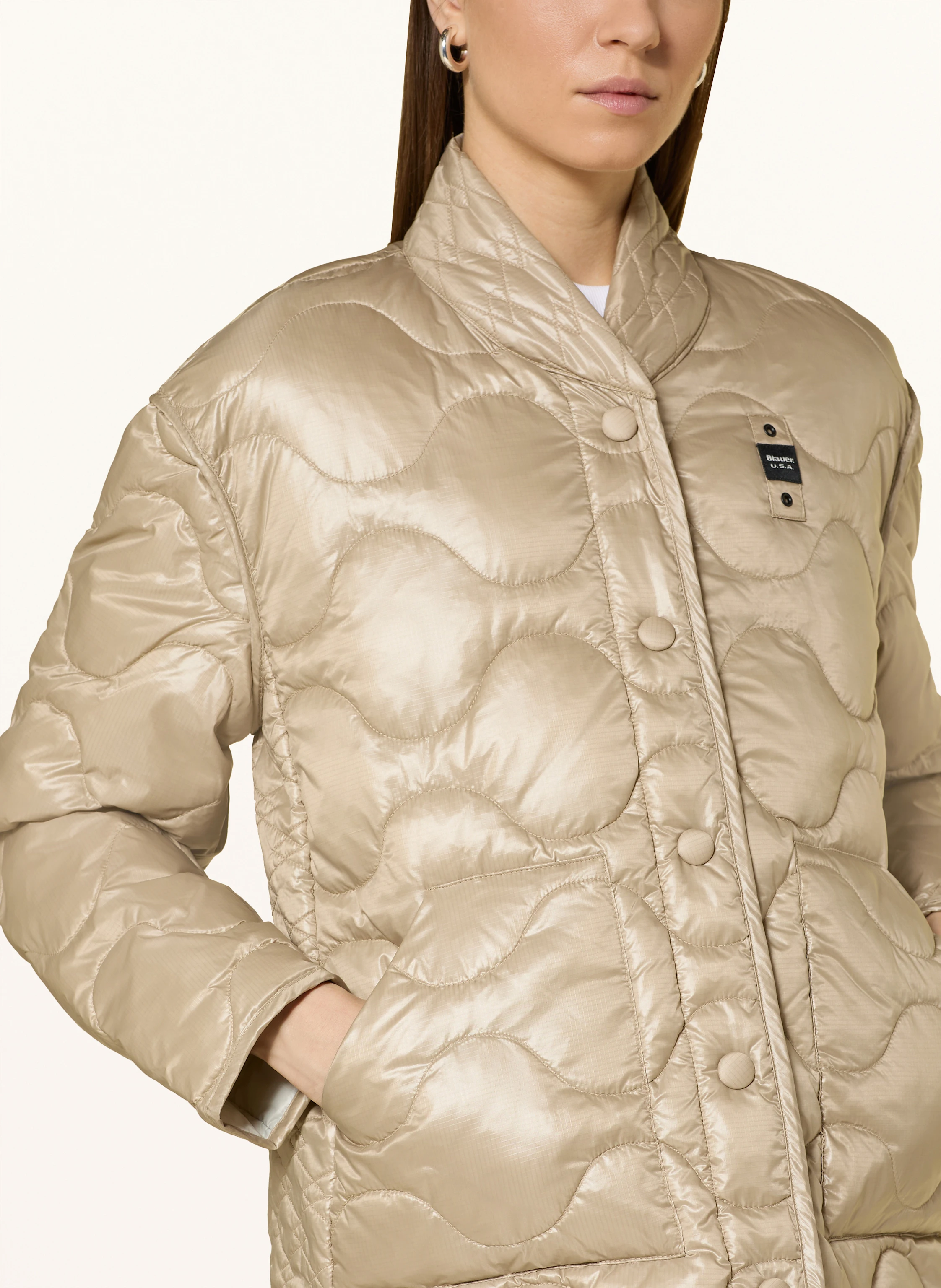 Blauer Steppjacke MARCY