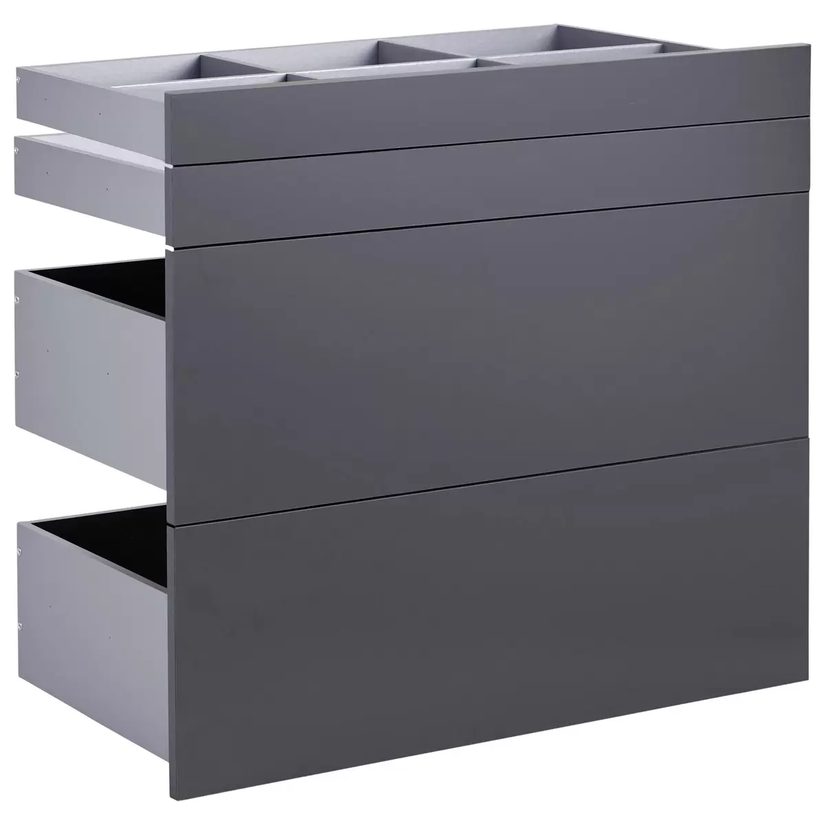 Schubladenset Unit Anthrazit