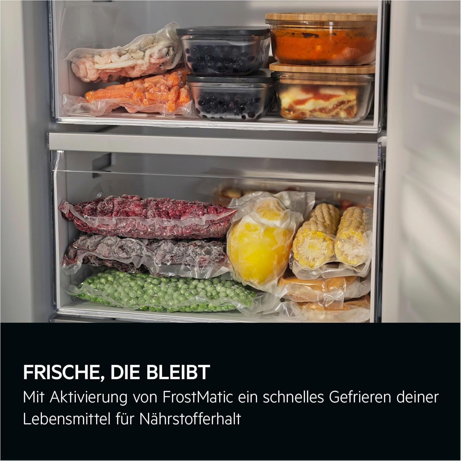 AEG Mikrowelle mit Grill MFB2111DB – freistehend, 21L, 800W Mikrowellenleistung, 1000W Quarzgrill, 5 Leistungsstufen, Edelstahl-Innenraum, Schwarz, Drehteller Ø 27cm