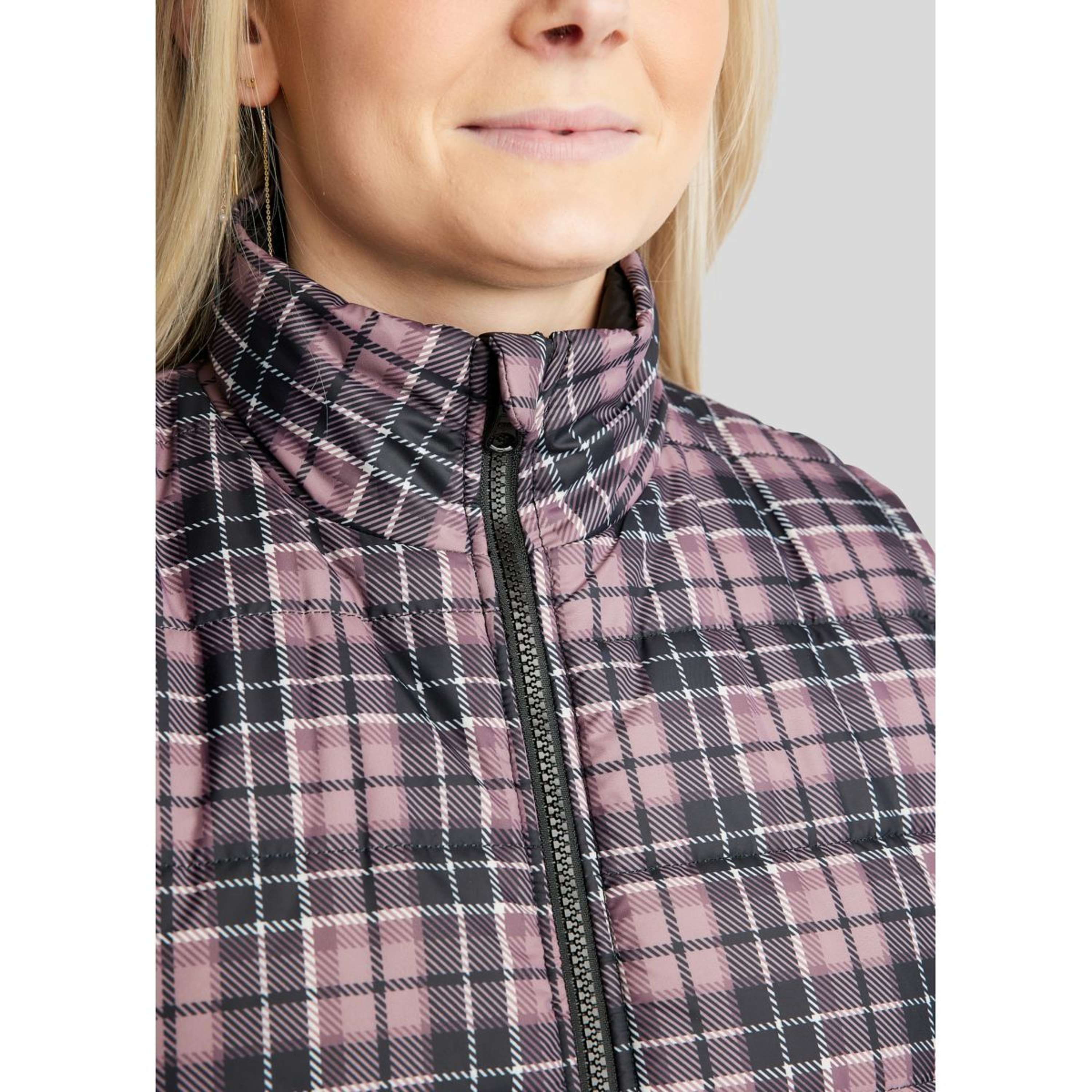 Montar Bodywarmer MoCheri Reversible Black Peony