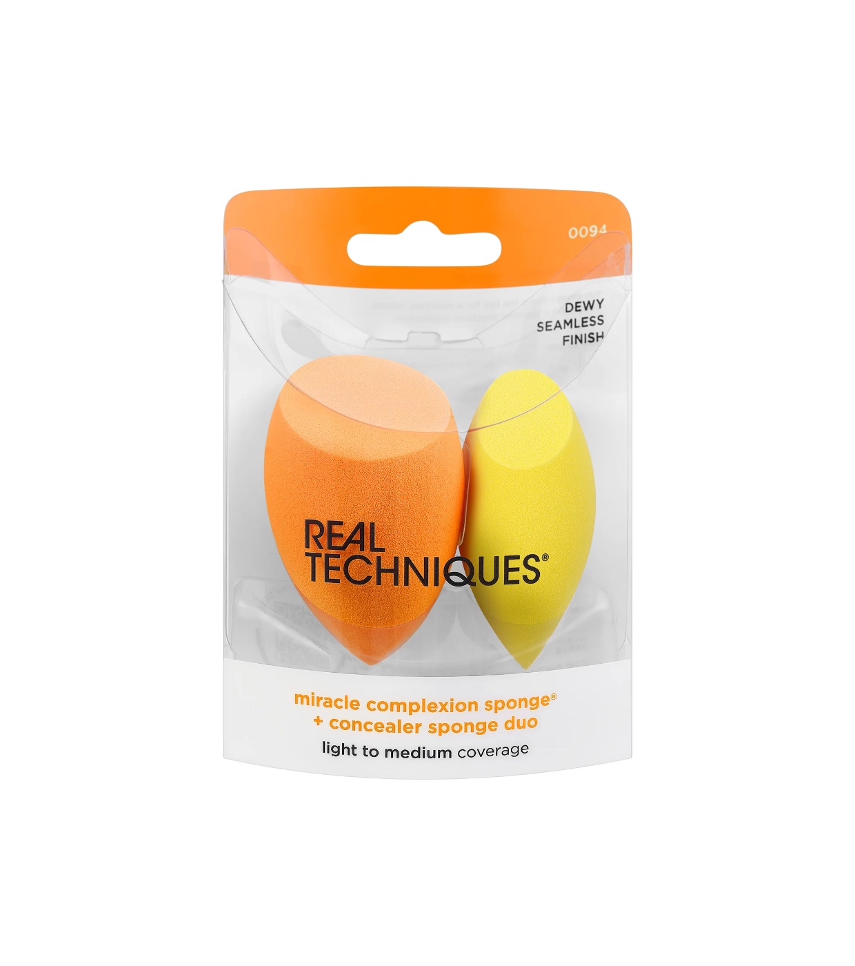 Real Techniques - Sponge Duo Miracle Dewy Seamless Finish