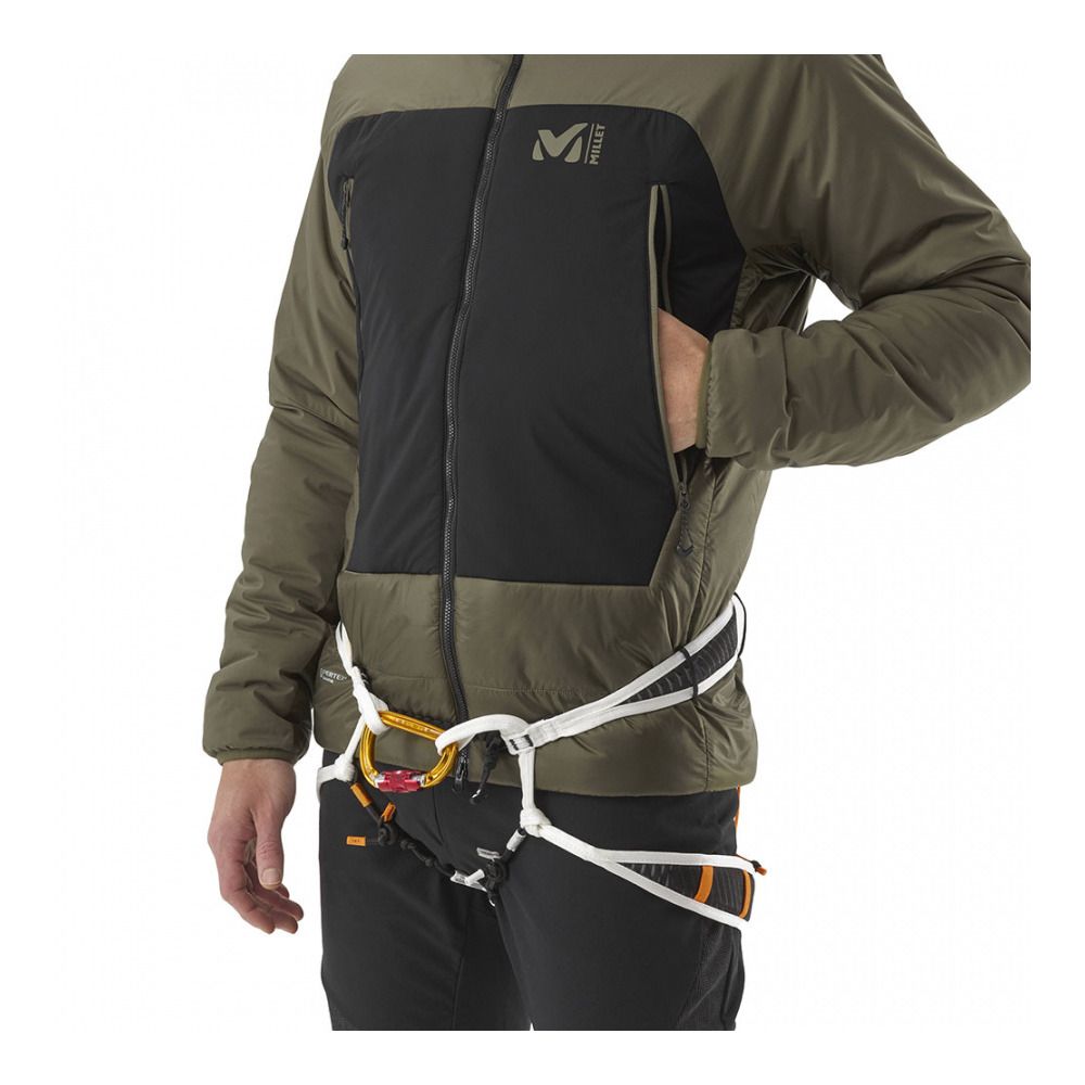 Millet FUSION AIRWARM - Doudoune Homme ivy/noir