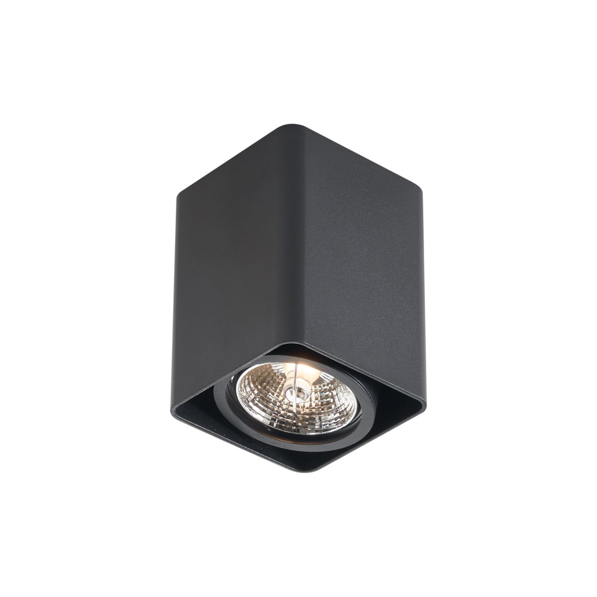 Design opbouwspot zwart GU10 70mm draai- en kantelbaar - Vox