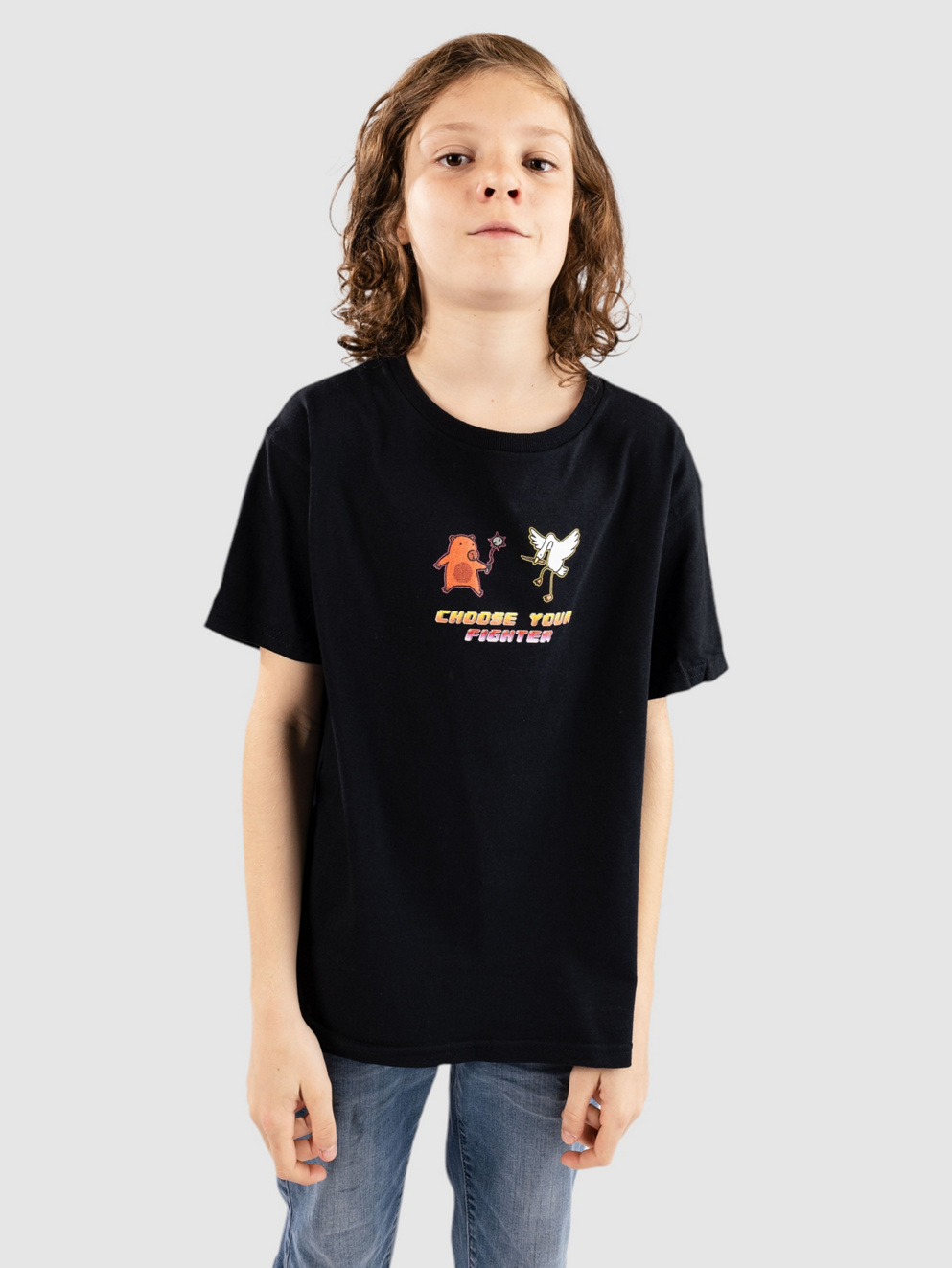 A.LAB Choose Your Fighter Kids T-Shirt black