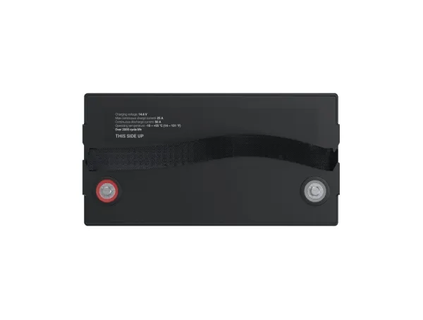 Green Cell LFPGC12V100AH, Lithium jern fosfat (LiFePO4), 12,8 V, Sort, Grøn, 100 At, 1280 Wh, 10 År