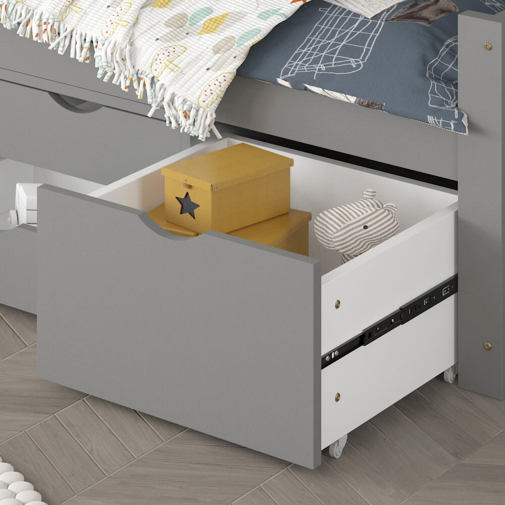 Home Deluxe Kinderbed Grijs