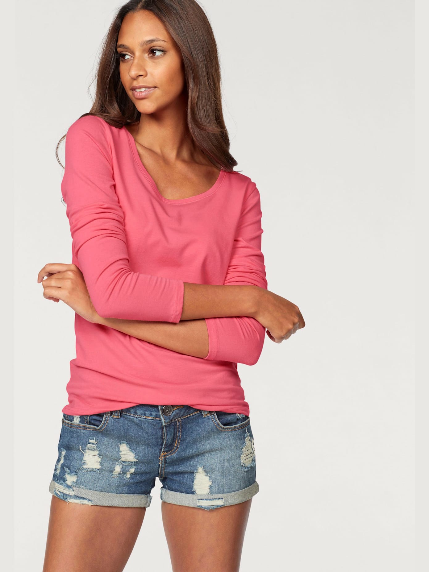 Lot de 2 t-shirts manches longues vivance