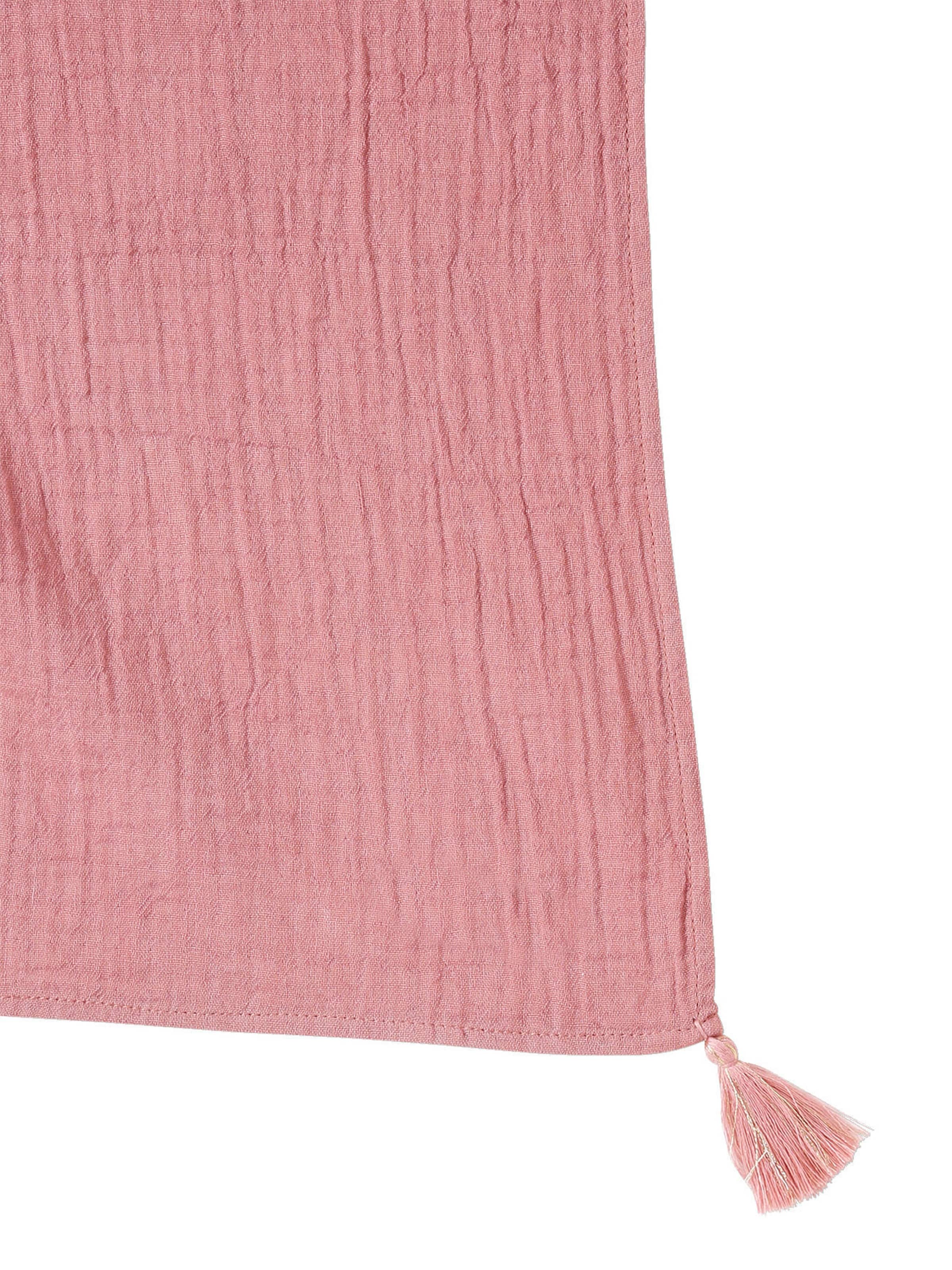 Vertbaudet Bio-Kollektion: Mädchen Halstuch mit Pompons blush