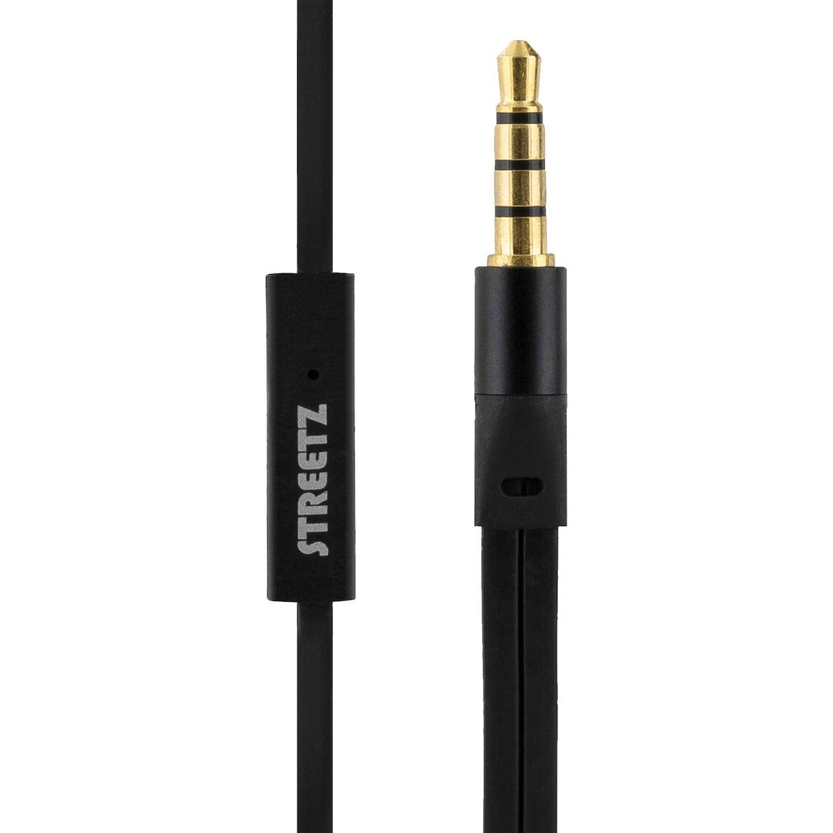 E110 In-ear headset, 1-button remote, 3.5mm, mic, black