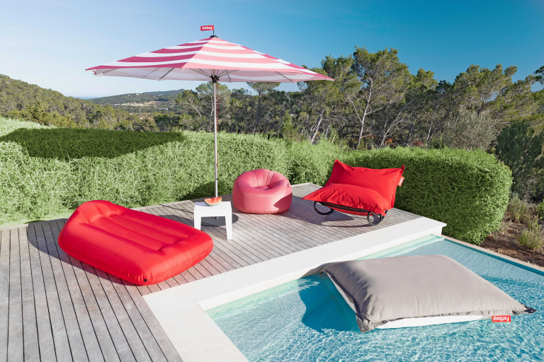 Fatboy Original floatzac zitzak stripe ocean blue