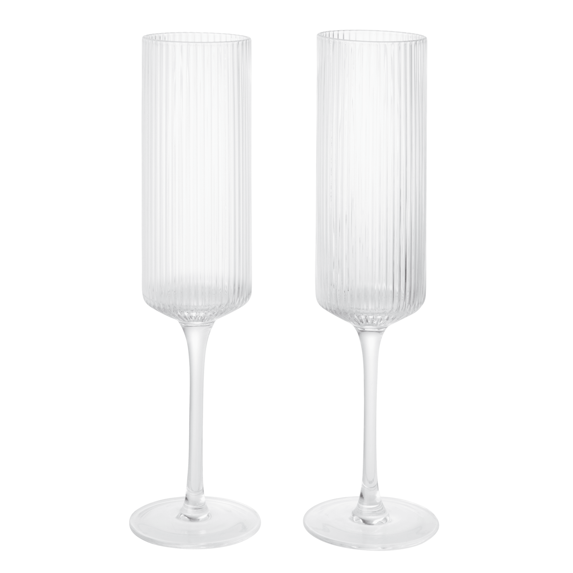 Champagneflute Ripple - set van 2