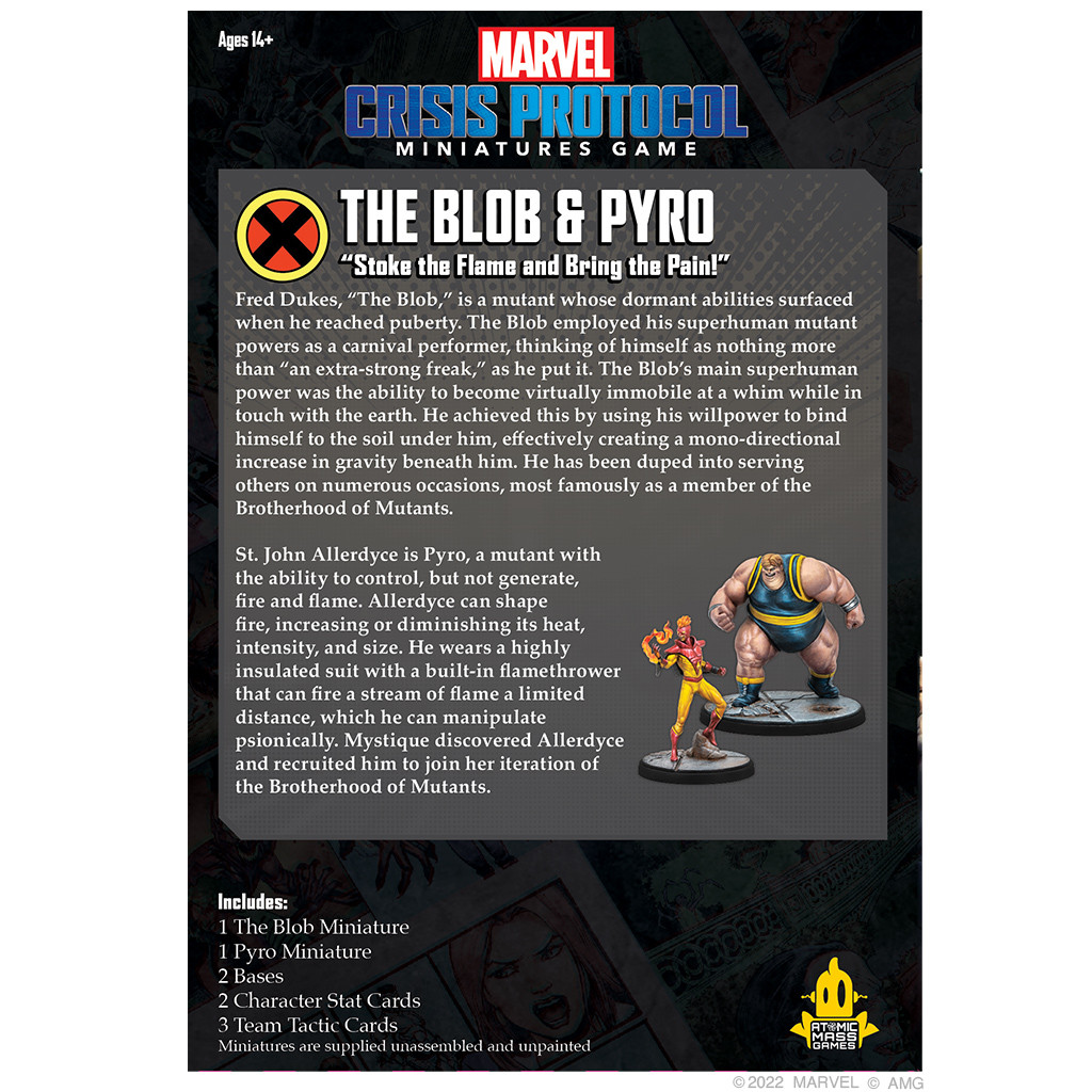 Marvel Crisis Protocol : The Blob & Pyro