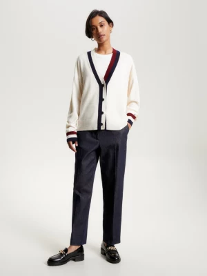 Cardigã Global Stripe Relaxed Fit