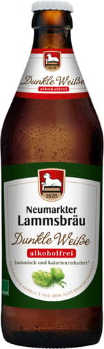 Lammsbräu BIO Dunkle Weisse Alkoholfrei Kiste 10x0,5 l (MEHRWEG)