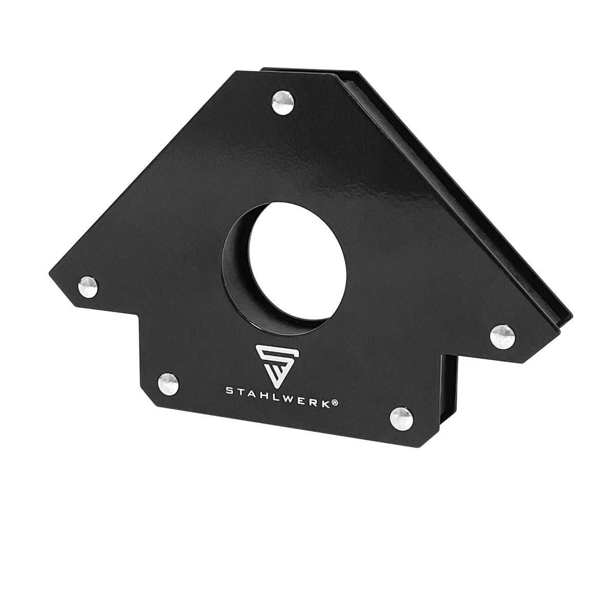 STAHLWERK 2-delige set magnetische lashoeken, 34 kg (75 lbs) met sterke houdkracht