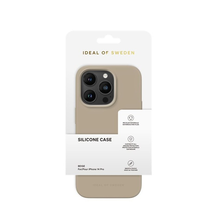 iPhone 14 Pro Silikon Hülle Case Recycled (IDSICSI23-I2261P-128) - Beige