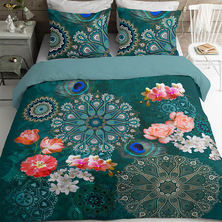 Dekbedovertrek Peacock Mandala