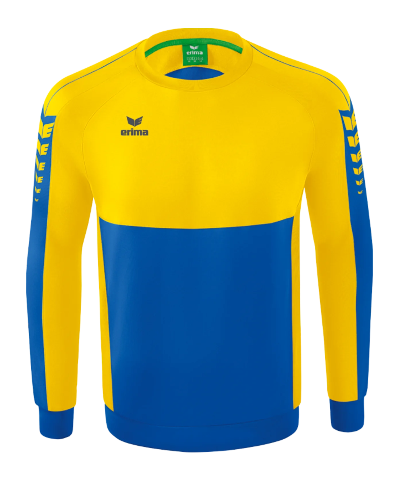 Erima SIX WINGS Sweatshirt Blau Gelb