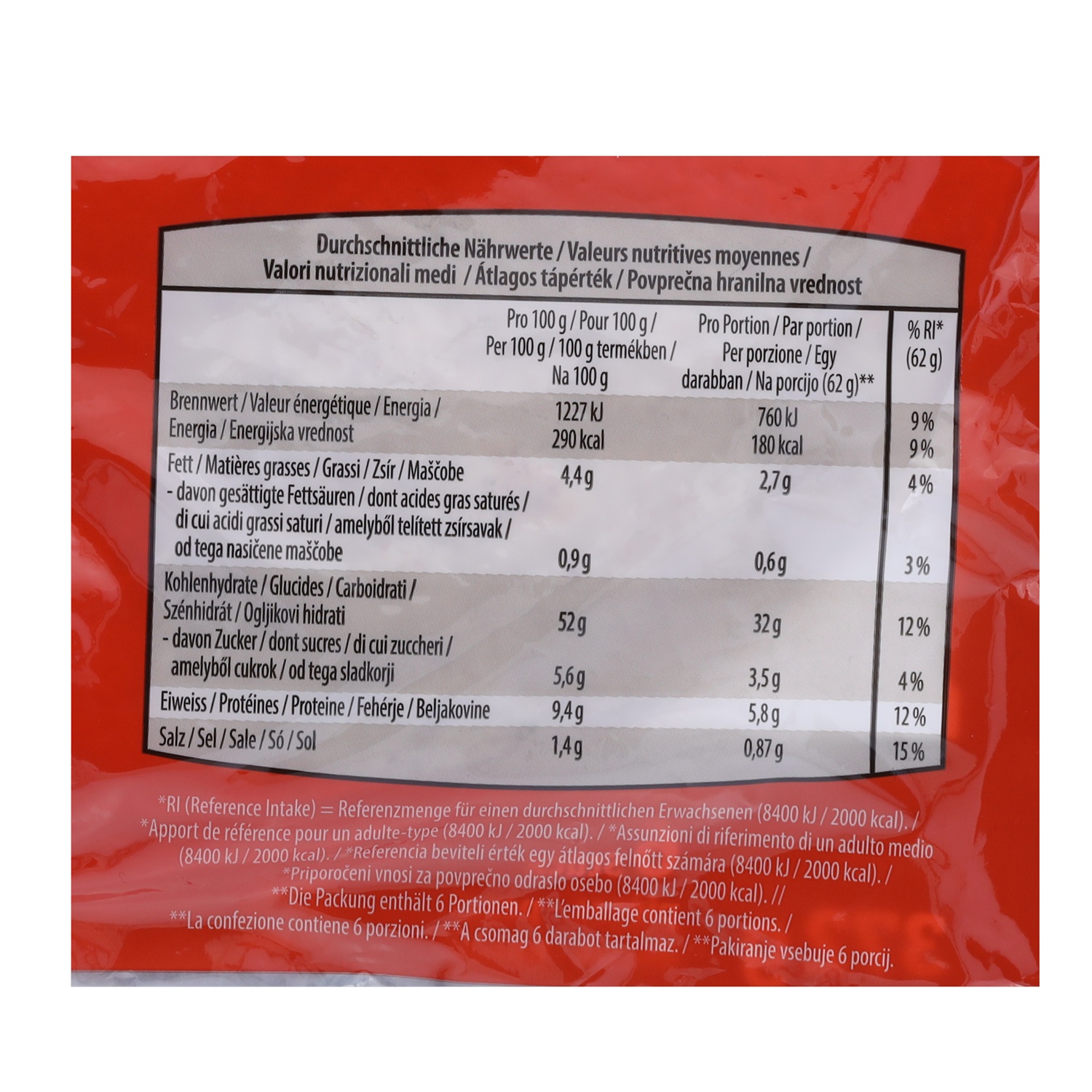 AMERICAN Tortilla Wraps, Vollkorn 372 g