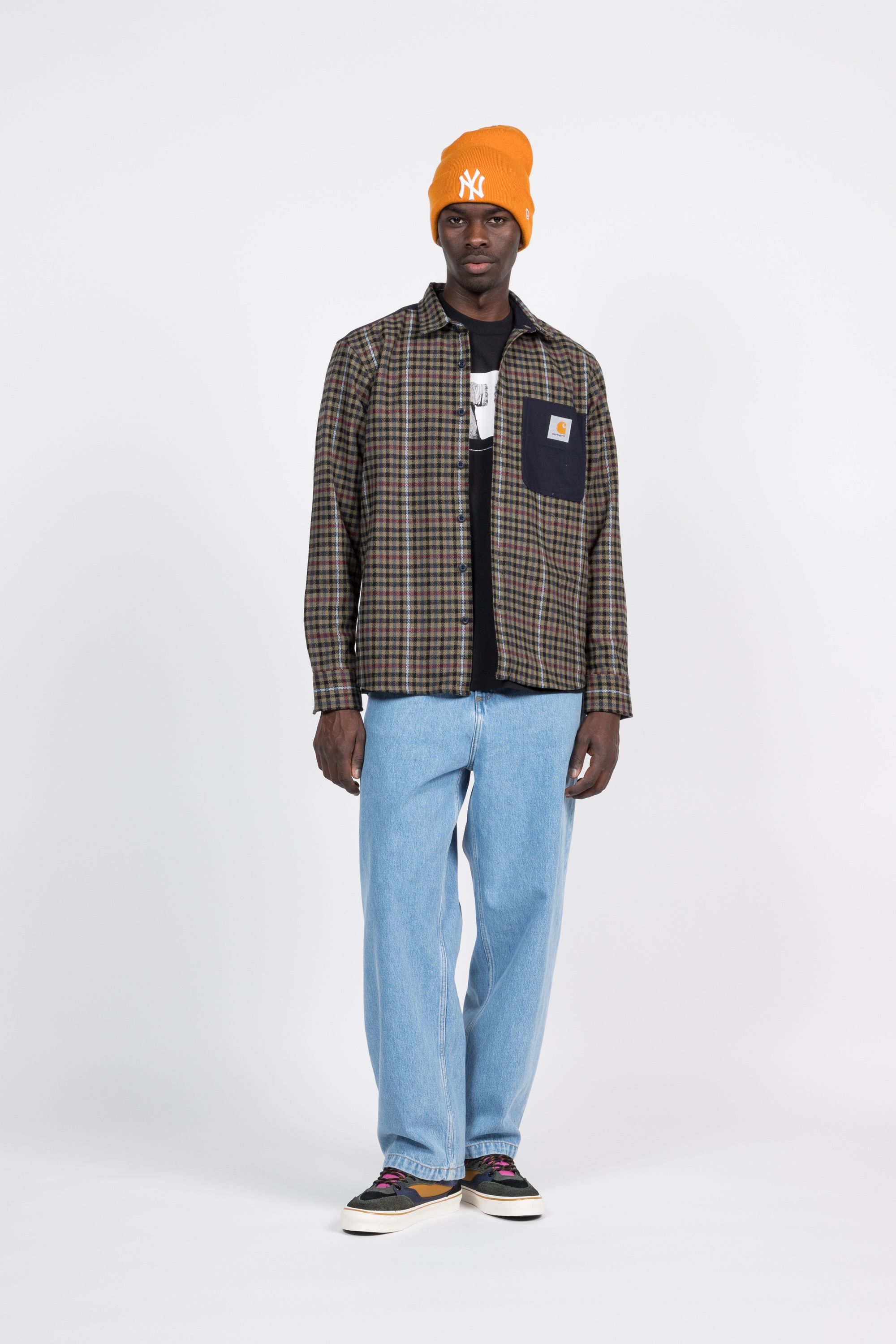 CARHARTT WIP chemise L/S Asher shirt Multicolore