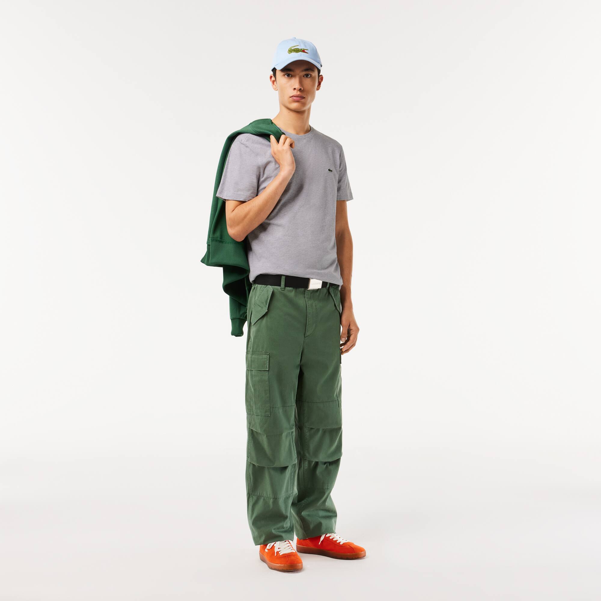 Sneakers Baseshot homme semelle semi-transparente Sneakers - Orange - Lacoste - Homme