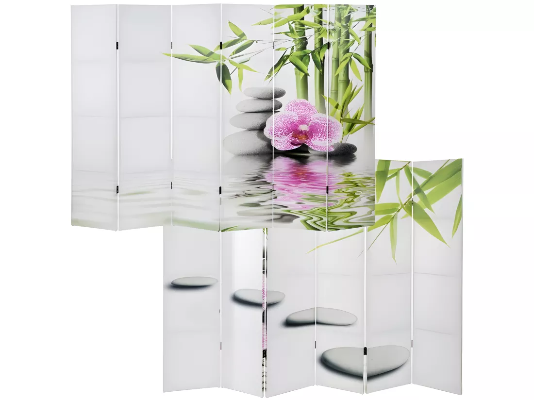 Paravent 6 panneaux pans 240 x 2.5 x 180 cm PAR04024