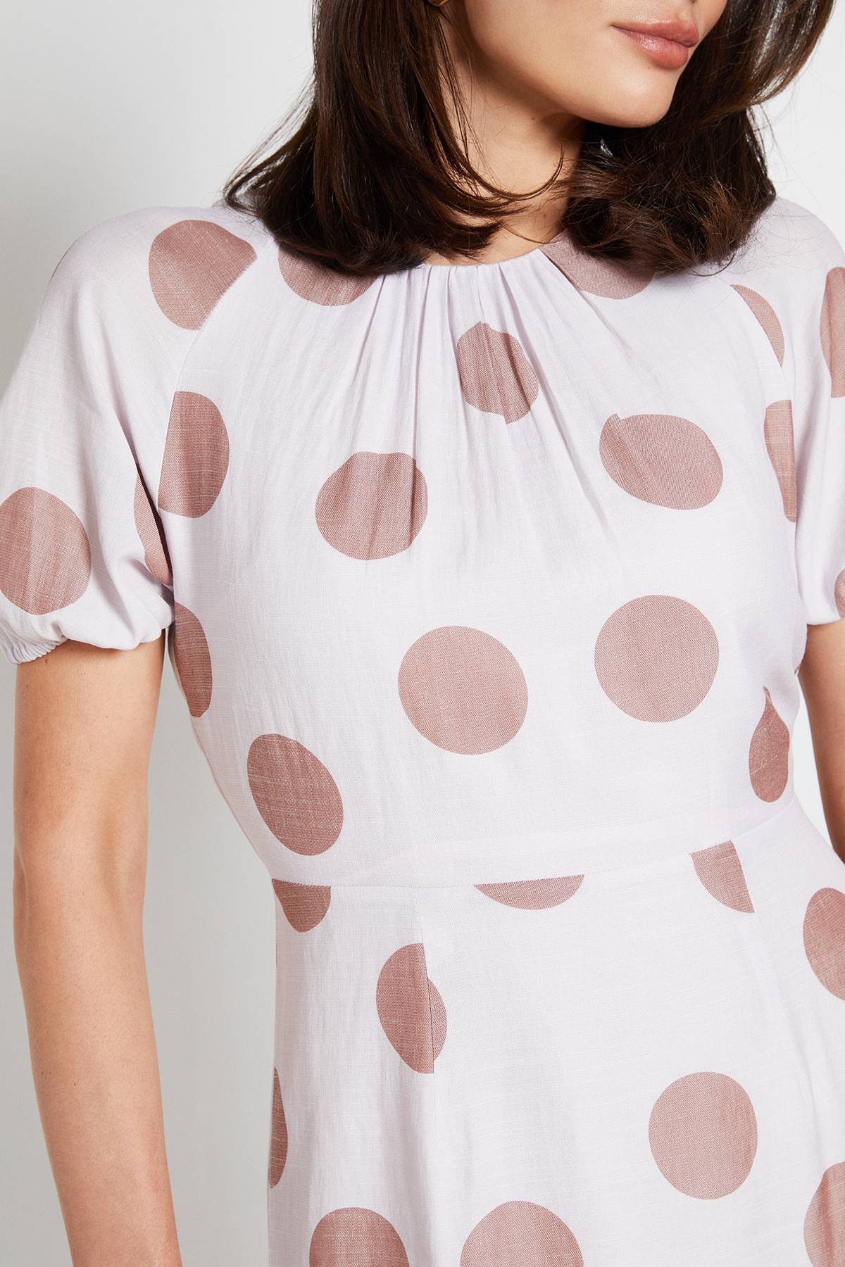 Wallis Robe D'été À Pois Style Tea Dress