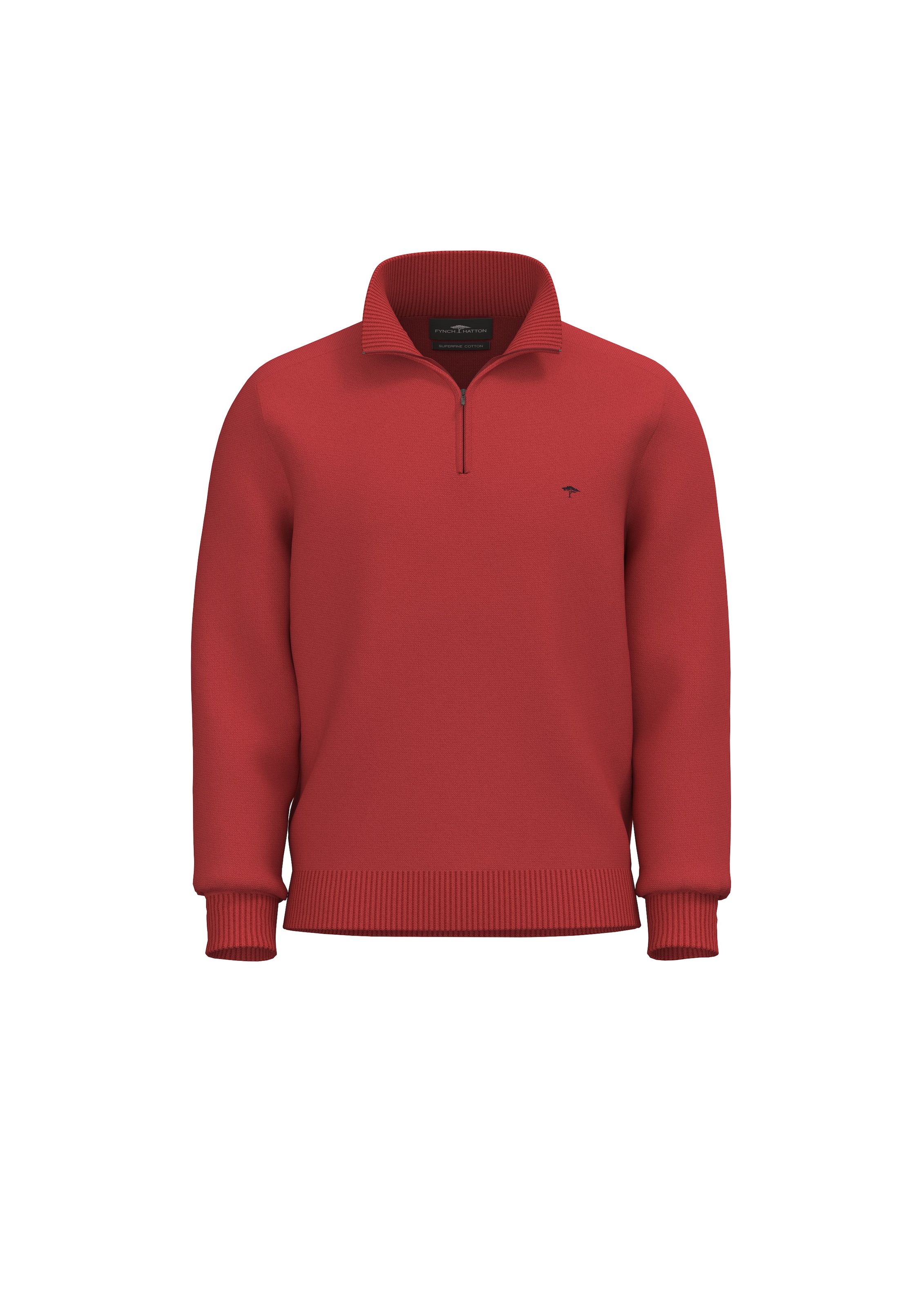 FYNCH-HATTON Troyer , mit Logostickerei