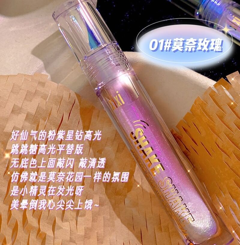 xixi - Shake Glitter Liquid Highlighter - 2 kleuren