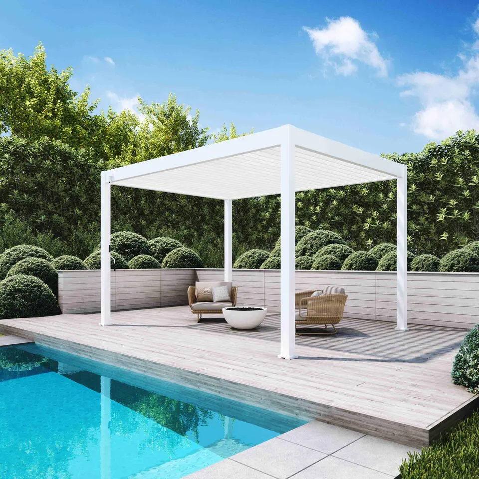 Orion Deluxe terrasoverkapping 300 x 400 cm wit