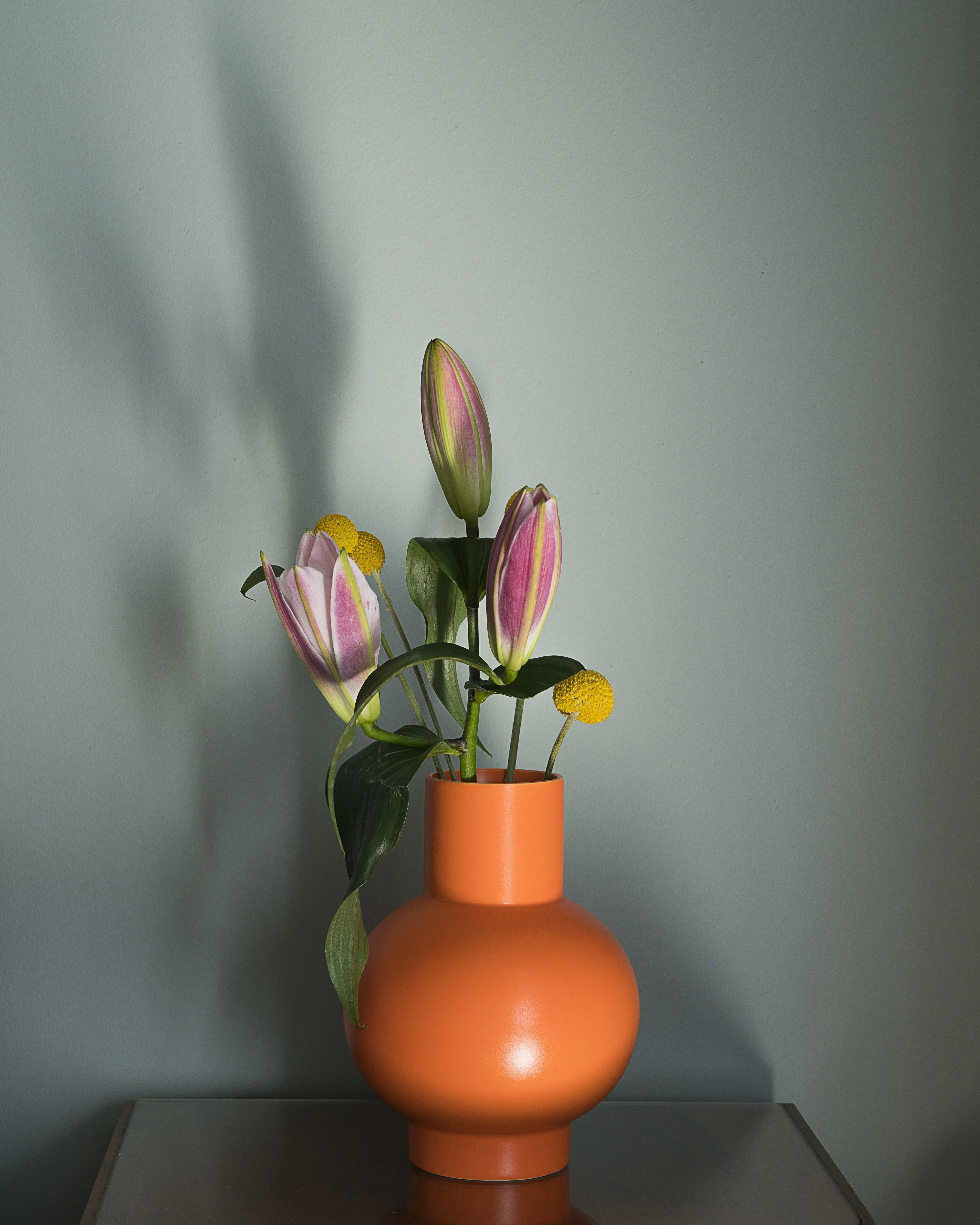 STRØM EXTRA LARGE - Vase céramique | Orange