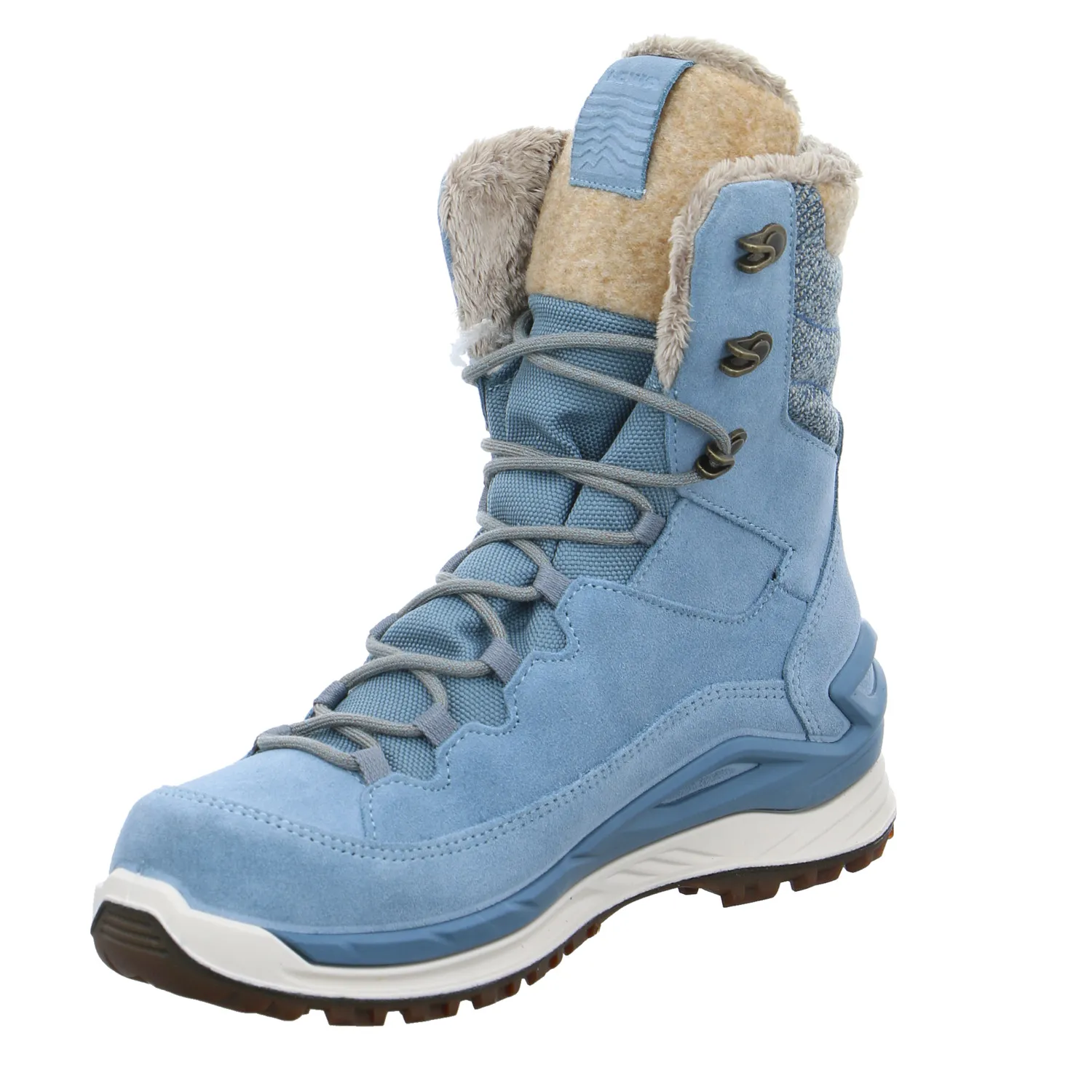 LOWA Snowboots Damen Hellblau Synthetik