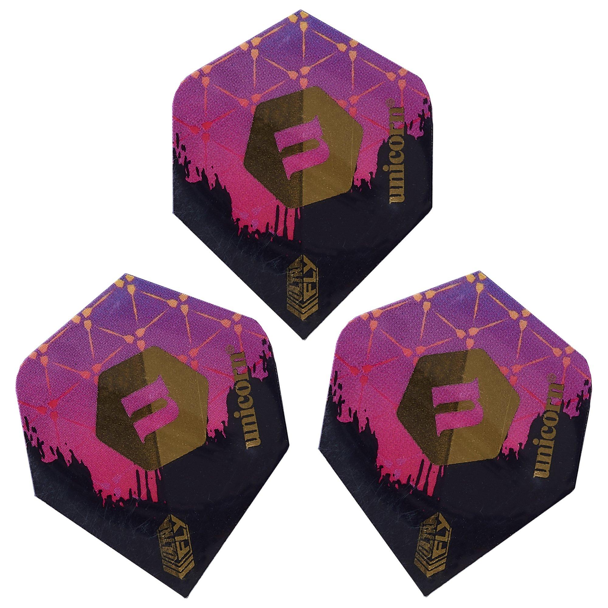 Unicorn Darts Ultrafly Dart Flights Ultra durable 100 Micron Polyester 5 Sets / 15 Flights Stunning