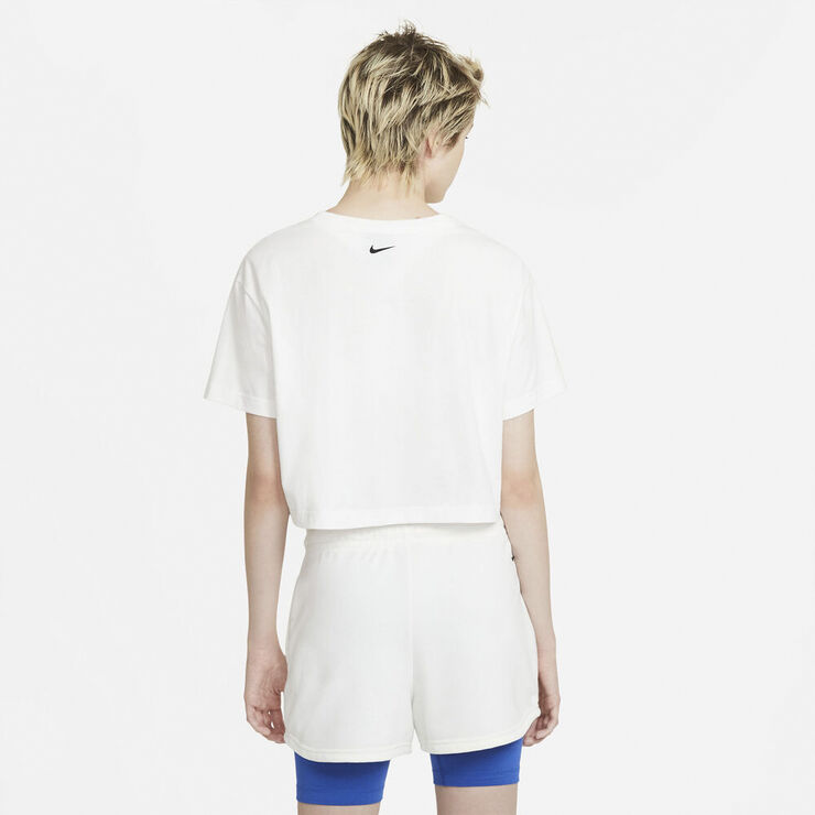 Nike Sportswear Cropped T Shirt Hvid