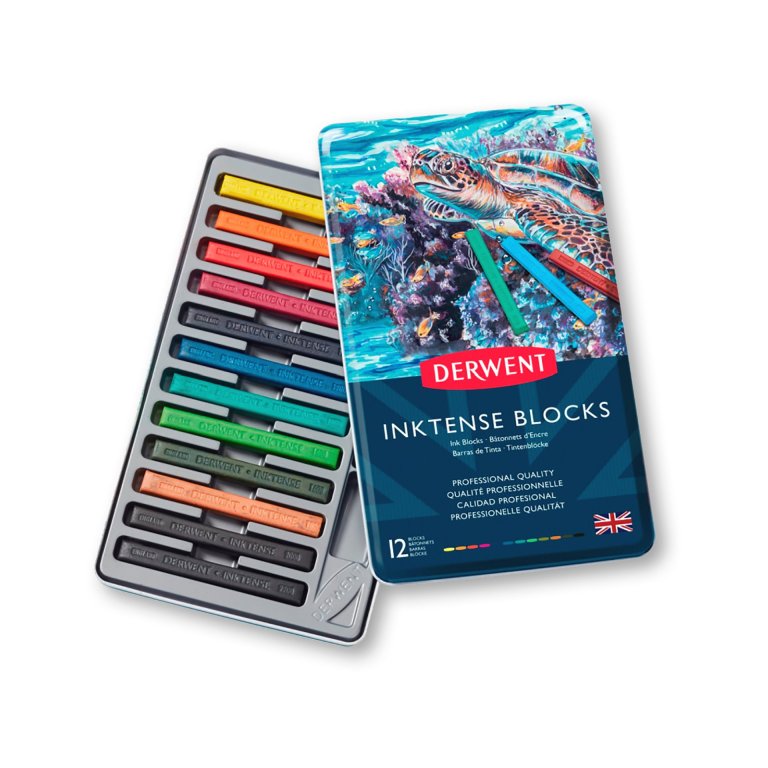 Derwent Aquarellkreide Inktense Blocks, Set