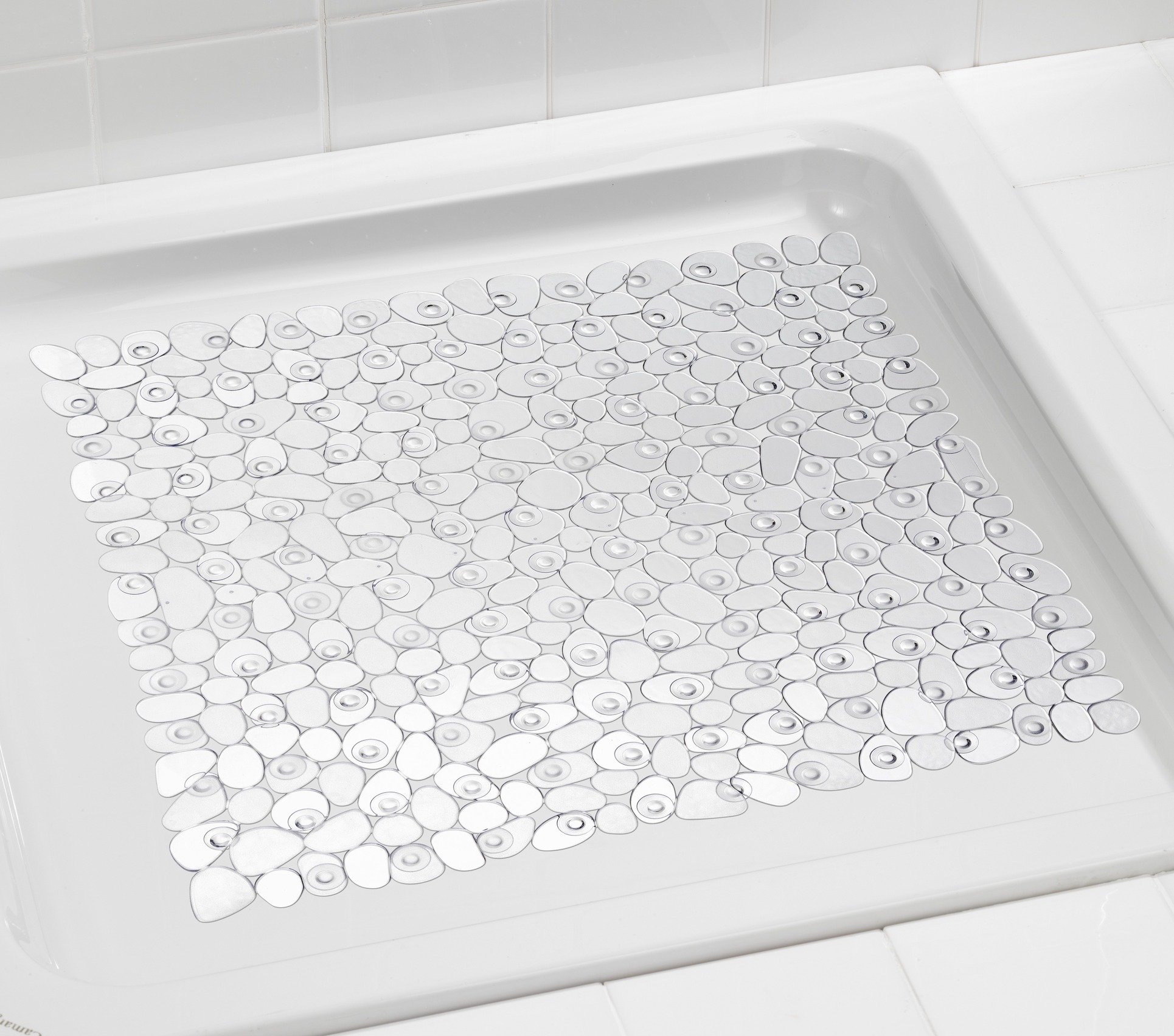 Wenko Paradise anti-slip douchemat 54x54cm transparant