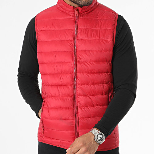 Veste Sans Manches Rouge
