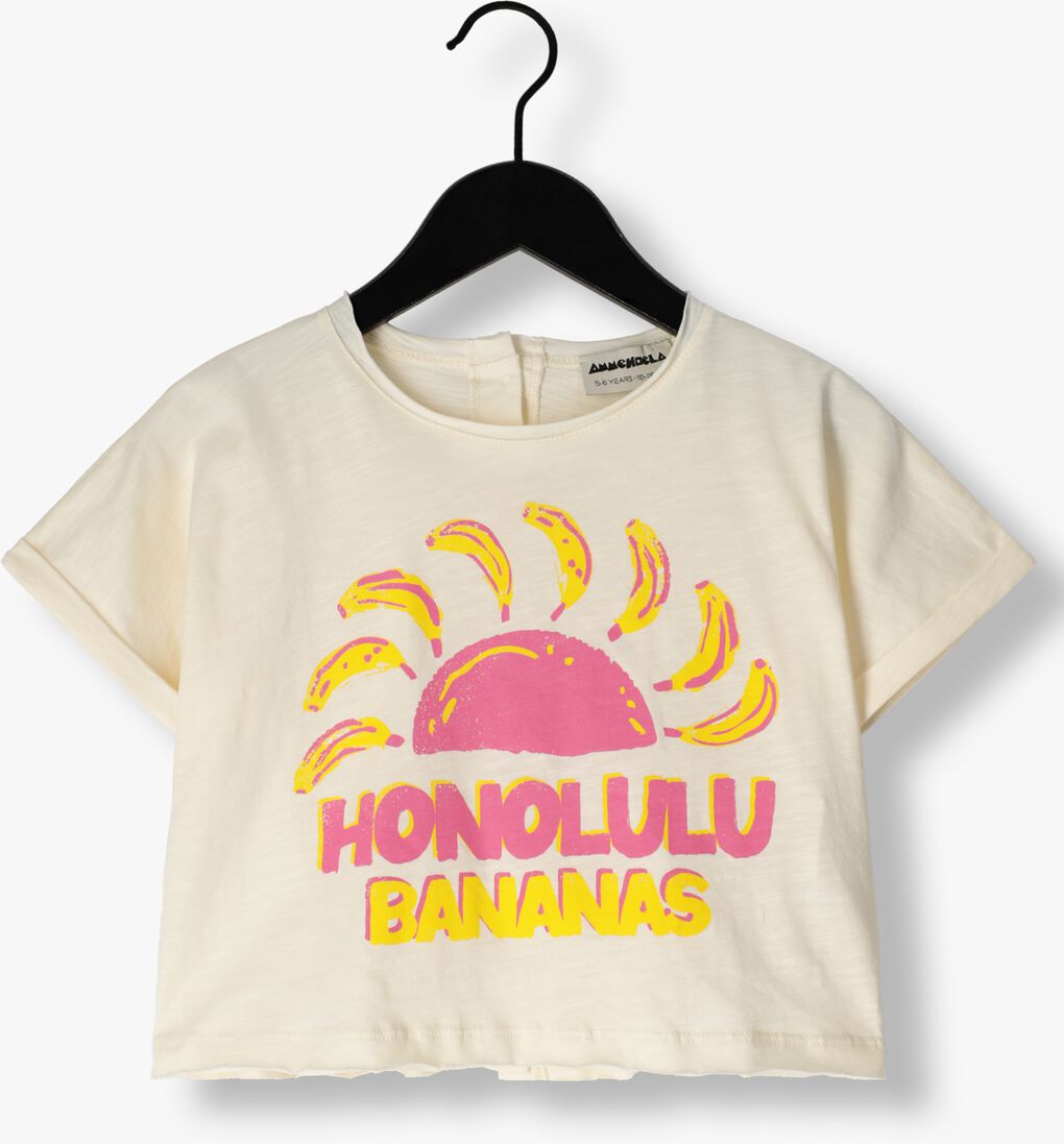 AMMEHOELA ecru ammehoela t-shirt am-hippie-09