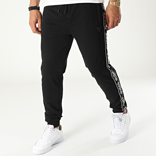 Pantalon Jogging A Bandes Z2YB19 Noir