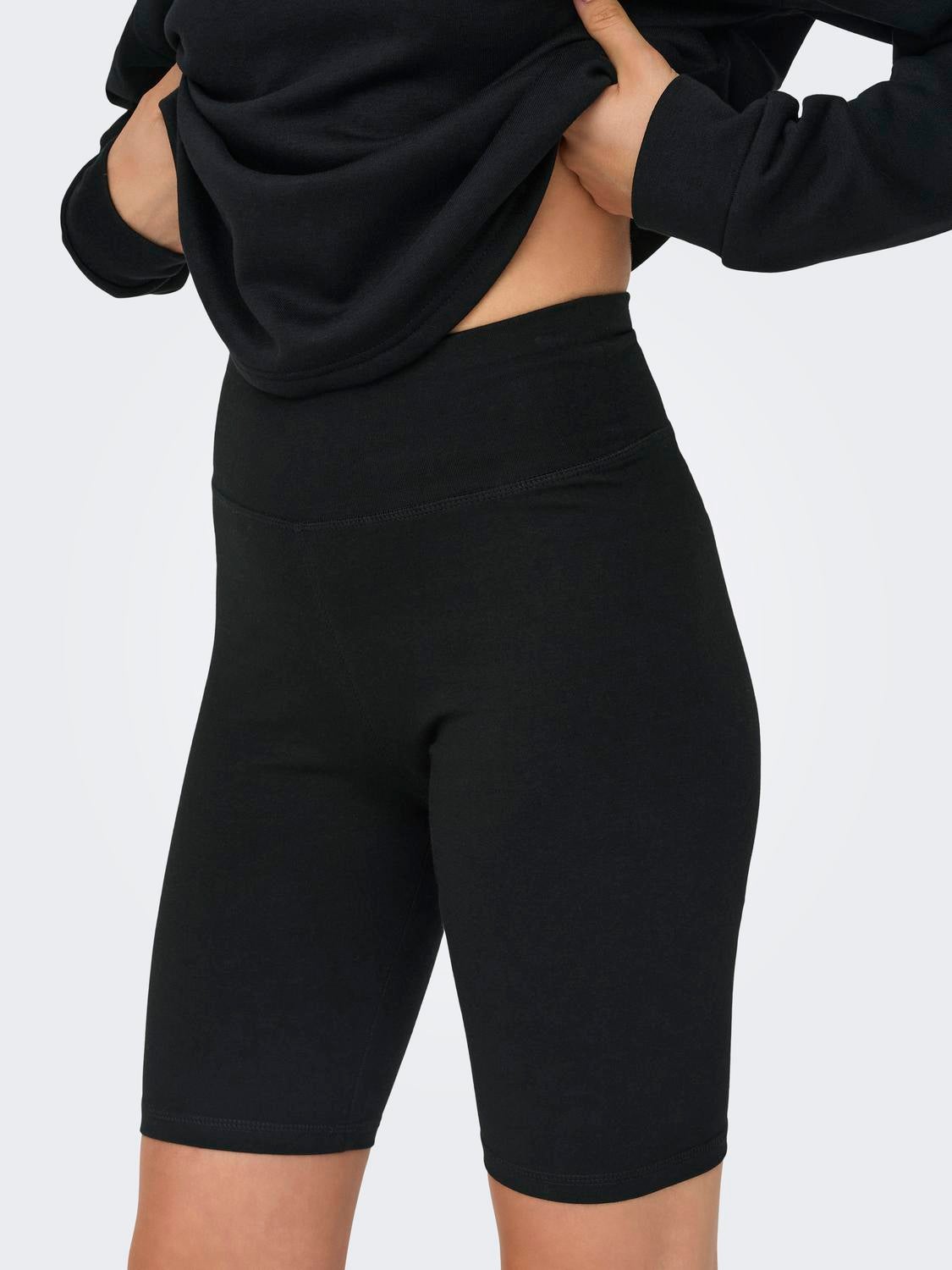 ONPNOON Hohe Taille Slim Fit City Shorts Black