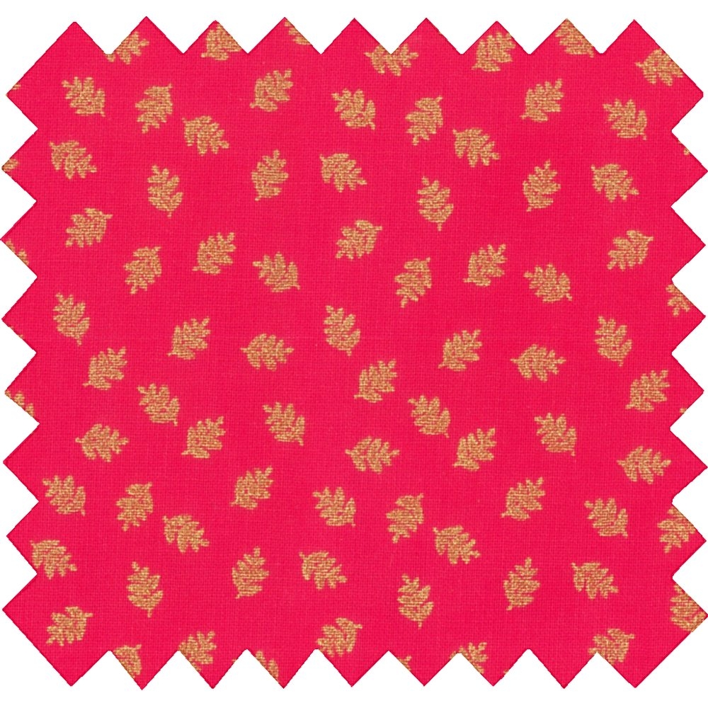 Rabat Besace Carré Grand Feuillage Or Rose