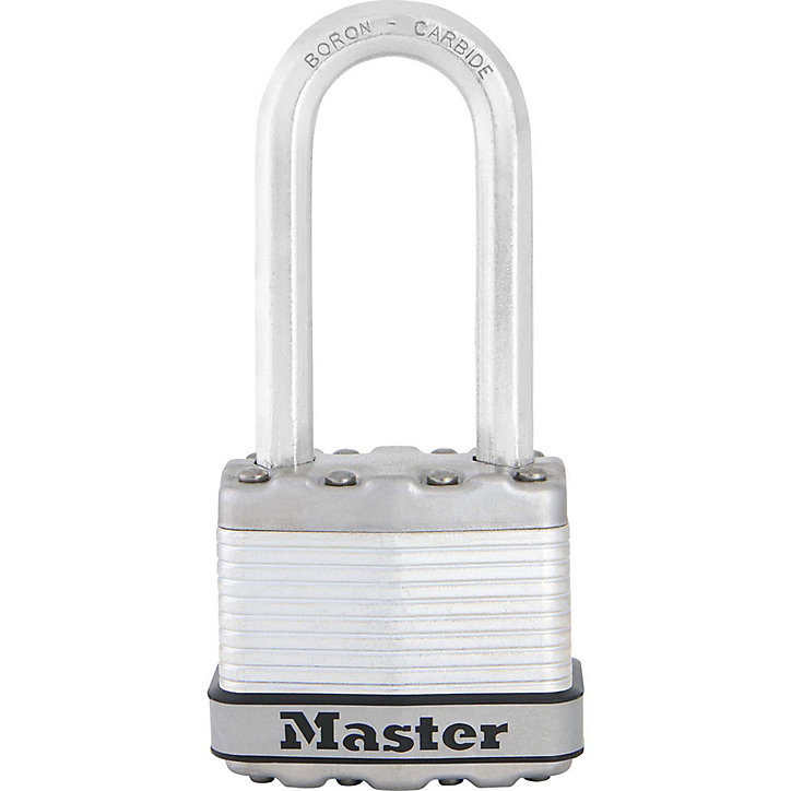Cadenas à clé Master Lock Excell M1EURDLH acier laminé l.45 mm hauteur de l'anse 51 mm