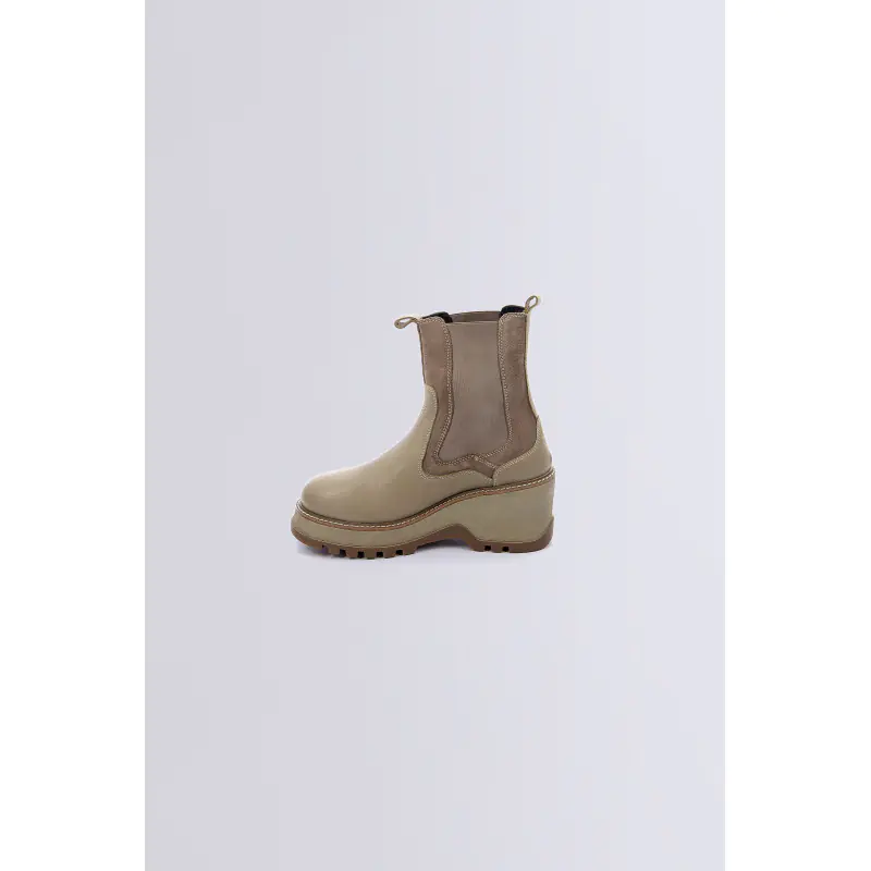 KICK WAG ARGENT BOTTINES Cuir Femme