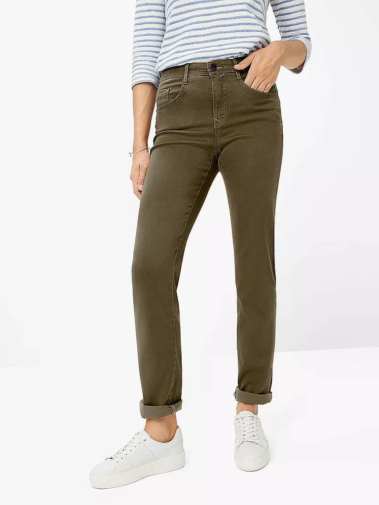 BRAX Hose CAROLA  olive
