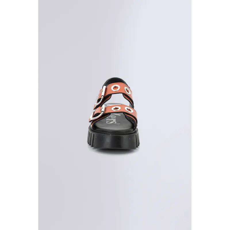 Kick falk Bronze cuivre SANDALES Cuir Femme