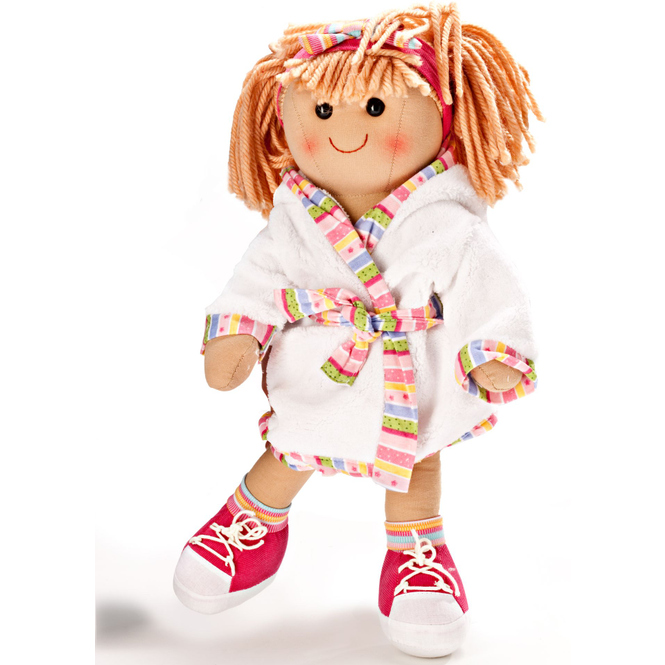 Frotteebademantel für Puppen - Größe 35 - 46cm