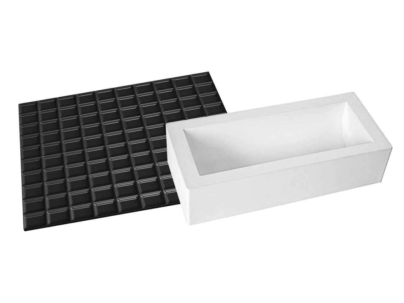 Moule à bûche silicone - Tapis tablette - 25 x 9 cm - Silikomart
