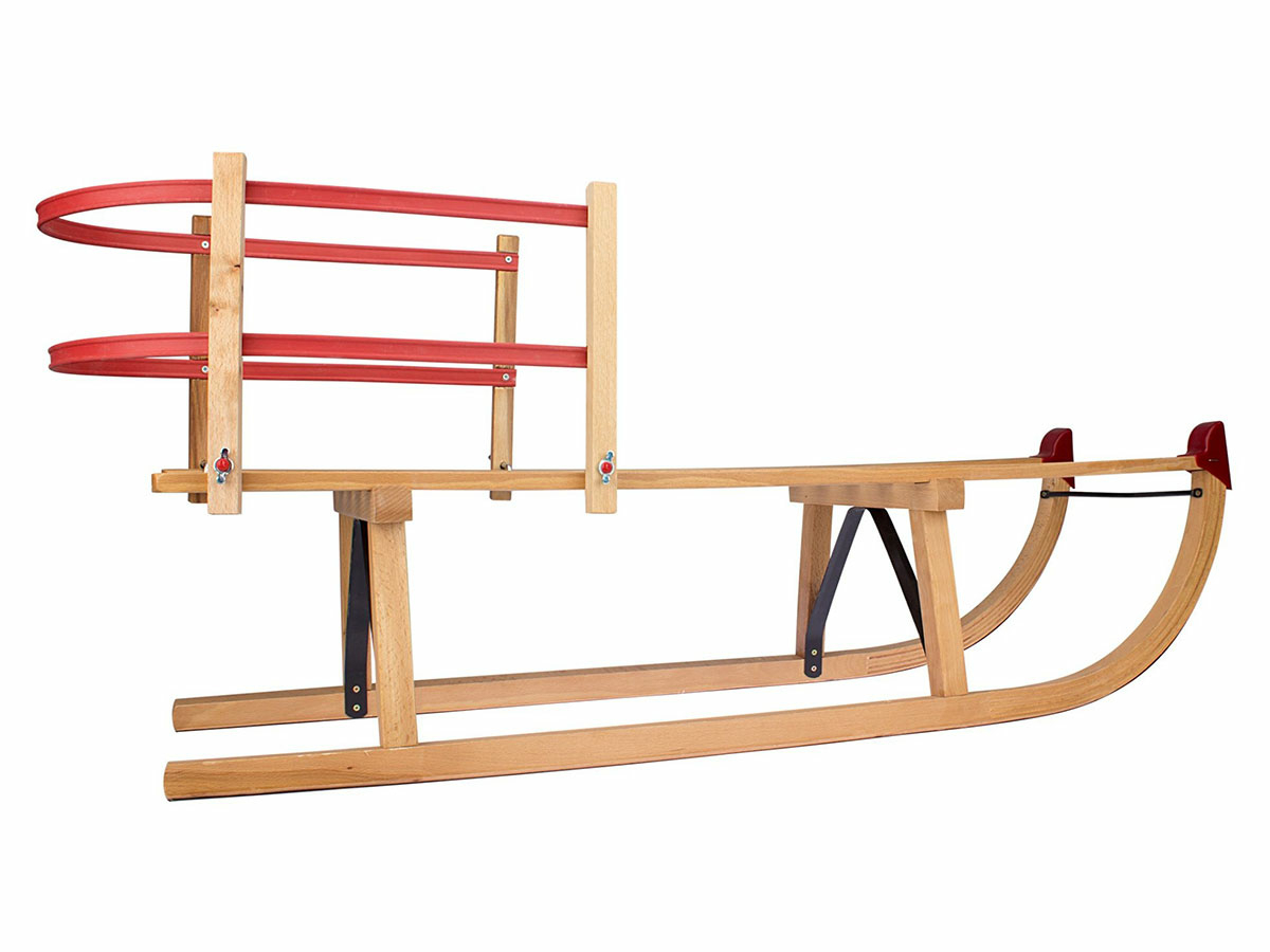 Nijdam rugleuning voor houten slee