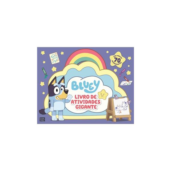 Bluey - Livro de Atividades Gigante - Com Mais de 70 Autocolantes