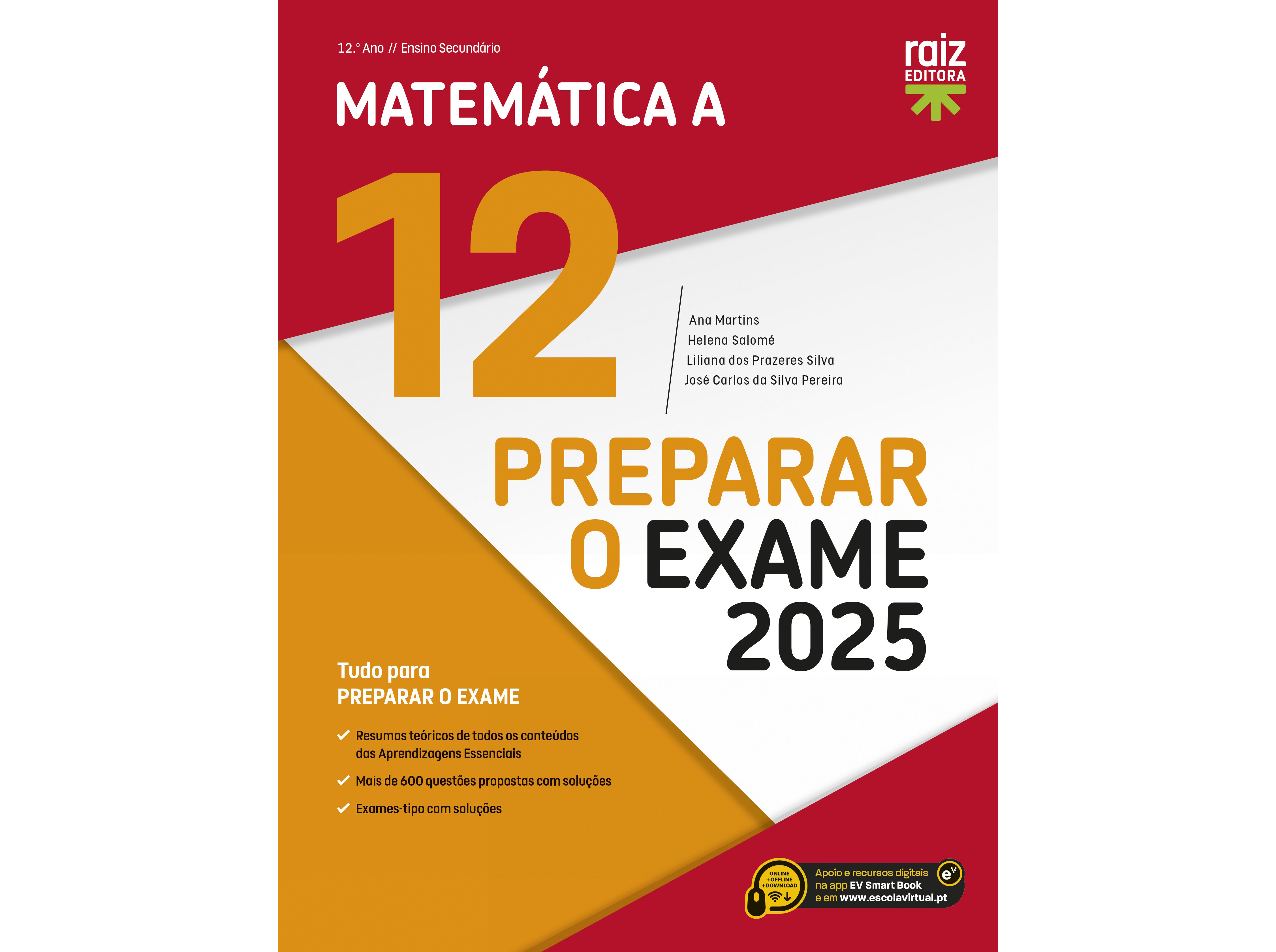 LIVRO PREPARAR O EXAME 2025 - MATEMÁTICA A - 12.º ANO